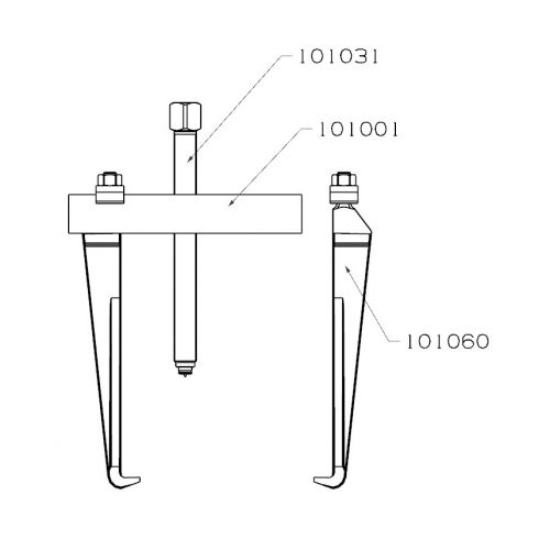 EXTRACTOR FORZA 2 PATAS 220X145